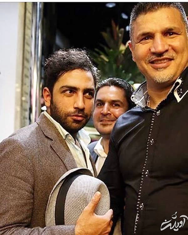 سامان گوران و علی دایی در کنار هم سامان گوران و علی دایی